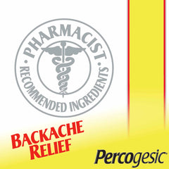Percogesic Maximum Strength Backache Relief, Fast Acting Pain Reliever, 48 Coated Tablets