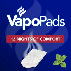 Vicks Vapo Pads Soothing Menthol, Sinus or Allergy Relief, 12 Pack