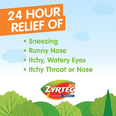 Zyrtec Allergy 10 mg Liquid Gels 40 Liquid Gels
