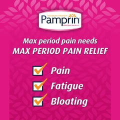 Pamprin Maximum Strength Pain + Energy Menstrual Pain Relief Caplets, 24 Ct