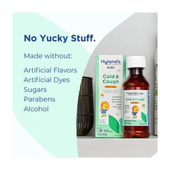 Hyland's Kids Cold & Cough, Ages 2-12, Day & Night Combo Pack, 8 fl oz
