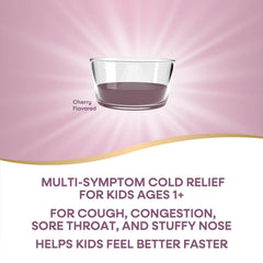 Nature's Way Kids Cold Relief Syrup, Umcka, Multi-Symptom Cold Relief, Cherry Flavored, 4 fl oz