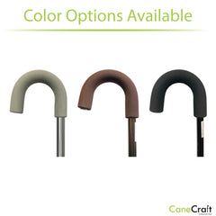 CaneCraft Round Handle (Standard) Aluminium Cane Black