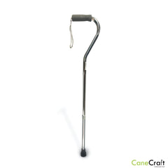 CaneCraft Offset Handle Cane Silver