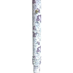 CaneCraft Folding Cane with Plastic Handle, Purple Blossom