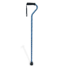 CaneCraft Offset Cane with Foam Handle, Blue Camo