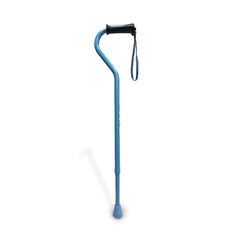 CaneCraft Folding Cane with TPR Handle, Aqua Blue
