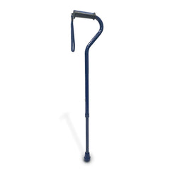CaneCraft Offset Cane with TPR Handle, Dark Blue