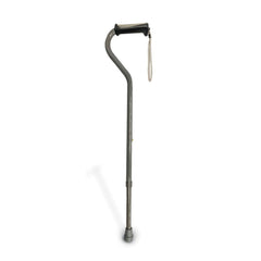 CaneCraft Offset Cane with TPR Handle, Pearl Grey