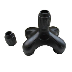 CaneCraft Small Base Plastic Quad Base, Black