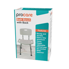 Procare Bath Bench With Back