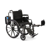 K3 GUARDIAN 18" WIDE WHEELCHAIR WITH DESK-LENGTH ARMS AND ELEVATING LEG RESTS