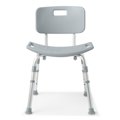 KNOCKDOWN BATH BENCH W/BACK - 1/EA