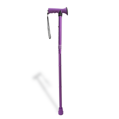 CaneCraft Folding Cane with TPR Handle, Purple