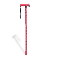 CaneCraft Folding Cane with TPR Handle, Pink Camo