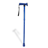 CaneCraft Folding Cane with TPR Handle, Blue