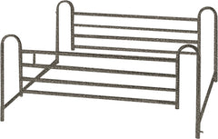 Drive Medical Standard Telescoping Full-Length Side Rail, Brown-Vein Finish