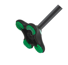 Drive Medical Hugo Ergonomic Offset Handle Cane with QuadPod Cane Tip