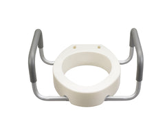 Drive Medical Premium Raised Toilet Seat with Removable Arms