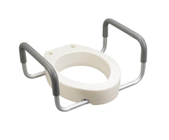 Drive Medical Premium Raised Toilet Seat with Removable Arms