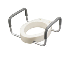 Drive Medical Premium Raised Toilet Seat with Removable Arms