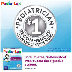 Pedia-Lax Laxative Liquid Glycerin Suppositories for Kids, Ages 2-5, 6 Count