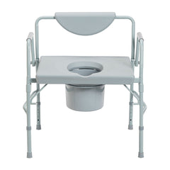 Drive Medical Deluxe Bariatric Drop-Arm Commode