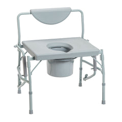 Drive Medical Deluxe Bariatric Drop-Arm Commode