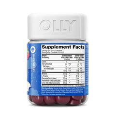 OLLY Kids Sleep Gummy Supplement, 0.5mg Melatonin, L Theanine, Sleep Aid, Raspberry Flavor, 50 Ct