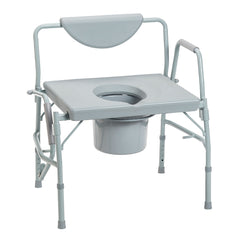 Drive Medical Deluxe Bariatric Drop-Arm Commode