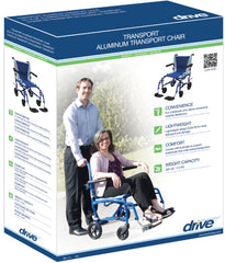 Drive Medical TranSport Aluminum Transport Chair
