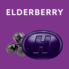 HALLS Cough and Throat Relief Plus Immune Support, Elderberry Cough Drops, 25 Count Drops