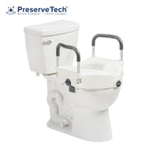 Drive Medical PreserveTech™ Secure Lock Raised Toilet Seat