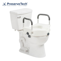 Drive Medical PreserveTech™ Secure Lock Raised Toilet Seat