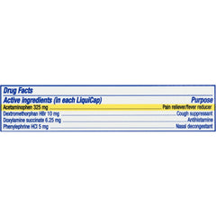 Vicks NyQuil Severe Cold and Flu Liquicaps, Nighttime Cold and Flu Medicine for Adults, 24 Count