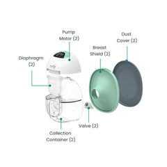 Motif Medical Aura Glow Wearable Breast Pump