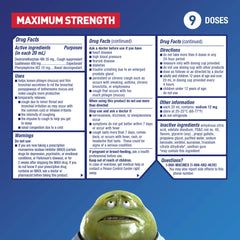 Mucinex Fast-Max Severe Congestion & Cough Medicine, OTC Sinus/Nasal Decongestant, Expectorant, 6 fl oz