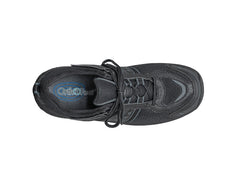 OrthoFeet Monterey Bay Tie-Less Black Men's Sneakers