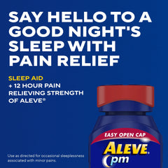 Aleve PM Easy Open Cap Caplets, Pain Reliever - 80 Count