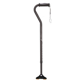 Drive Medical Airgo Comfort-Plus Cane with MiniQuad Ultra-stable Tip