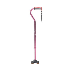 Drive Medical Airgo Comfort-Plus Cane with MiniQuad Ultra-stable Tip