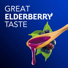 Vicks NyQuil Cold and Flu Liquid, Nighttime Cold and Flu Medicine for Adults, Elderberry, 12 Fl oz