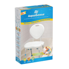 Drive Medical AquaSense Ergonomic Adjustable Bath Seat with Backrest