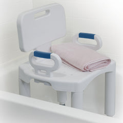 Drive Medical Premium Series Shower Chair with Back and Arms