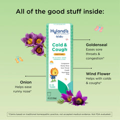 Hyland's Kids Cold & Cough, Ages 2-12, Daytime, 4 fl oz
