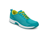 OrthoFeet Coral Turquoise Women's Sneakers