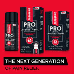 Absorbine Jr. PRO Maximum Strength Lidocaine Roll-on, Fast Nerve & Muscle Pain Relief