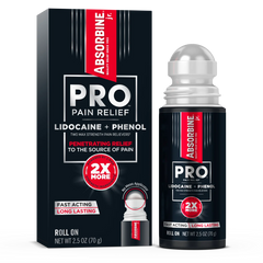 Absorbine Jr. PRO Maximum Strength Lidocaine Roll-on, Fast Nerve & Muscle Pain Relief