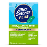 Alka-Seltzer Plus Powermax Severe Sinus, Allergy & Cough Medicine, Liquid Gels, 24 Count