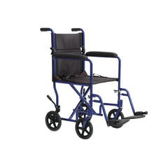 Compass Health ProBasics Aluminum Transport Chair with Footrests
